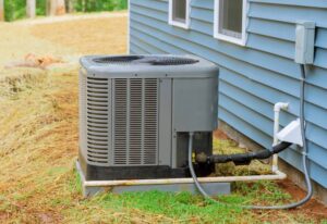 Air conditioning unit outside of home