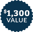 value 1300